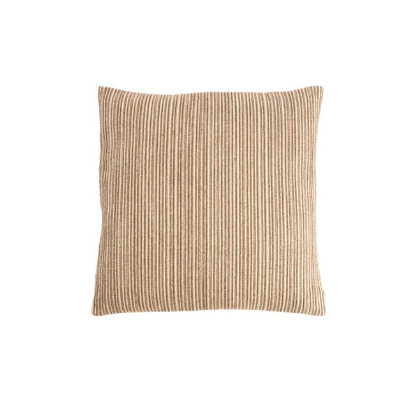 Light & Living Kussen 45x45 cm HAYDEN crème+donker bruin veren gevuld