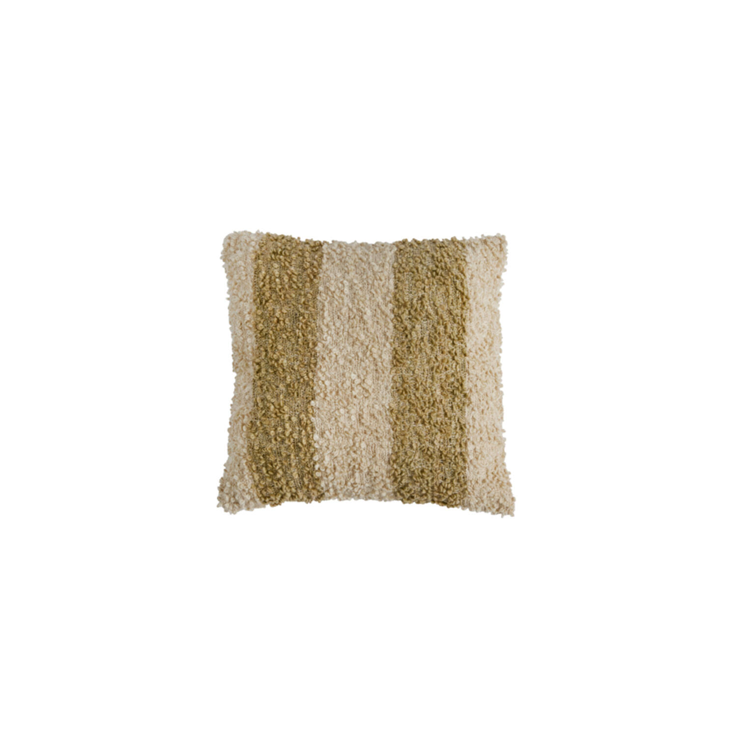 Light & Living Kussen 45x45 cm NIMBA zand+olijf groen