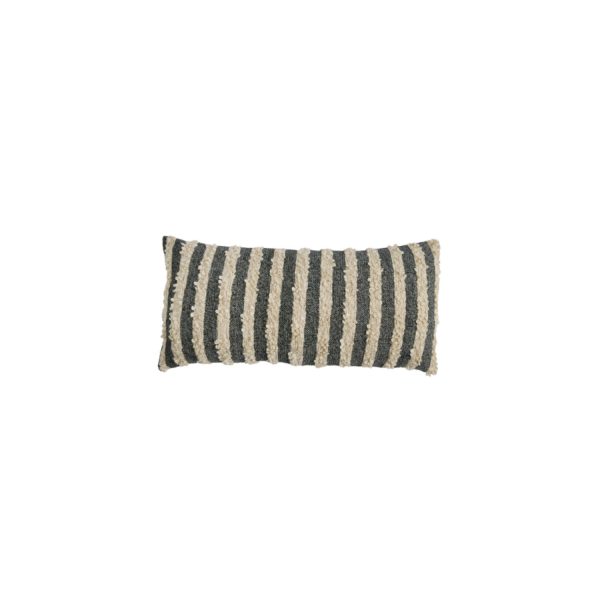 Light & Living Kussen 60x30 cm NIMBA beige+denim blauw