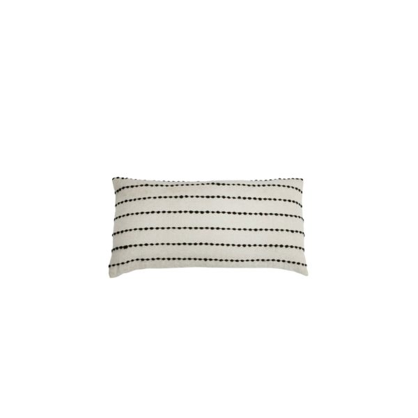 Light & Living Kussen 60x30 cm LINKA crème+zwart