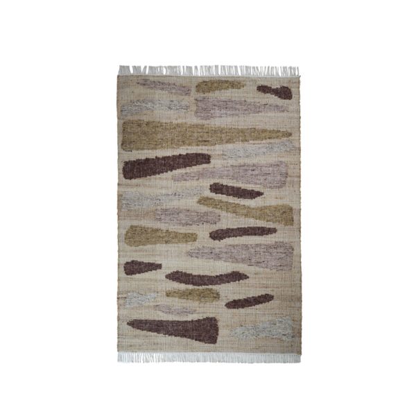 Light & Living Vloerkleed 230x160 cm BUNSI jute naturel+bruin+okergeel