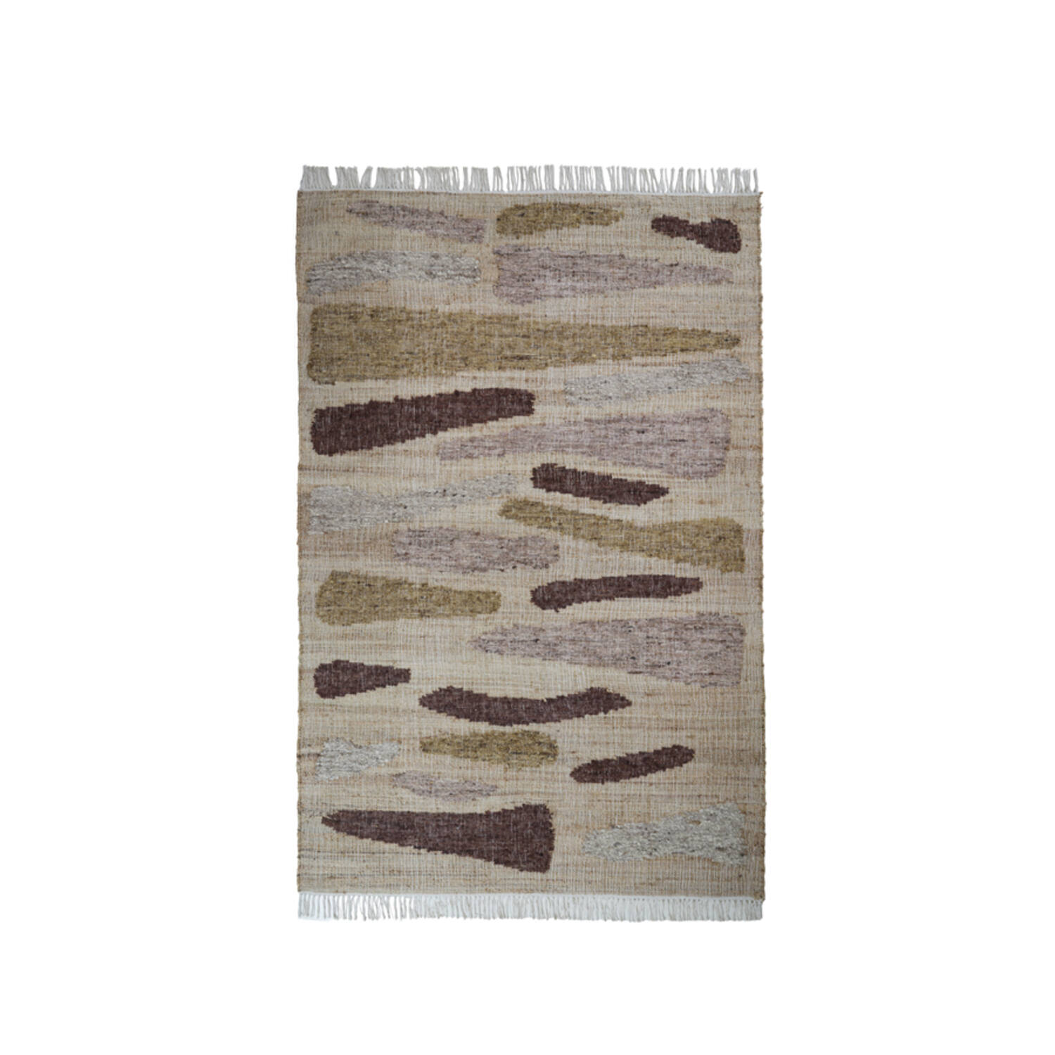Light & Living Vloerkleed 230x160 cm BUNSI jute naturel+bruin+okergeel