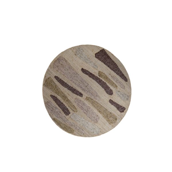 Light & Living Vloerkleed Ø200 cm BUNSI jute naturel+bruin+okergeel