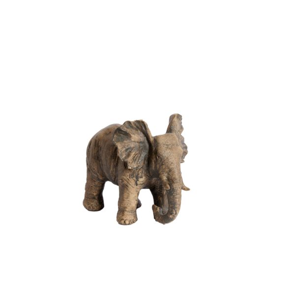 Light & Living Ornament 24x17x20,5 cm ELEPHANT antiek donker bruin