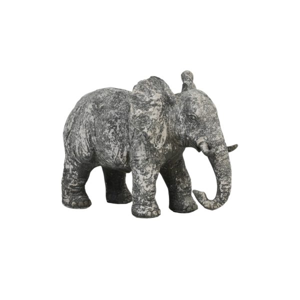 Light & Living Ornament 30,5x18,5x24 cm ELEPHANT oud beton