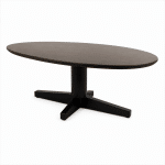 Nijwie MySons Salontafel 130, organisch, poot Black, Mango Brown Walnut - Taurus Table Collection