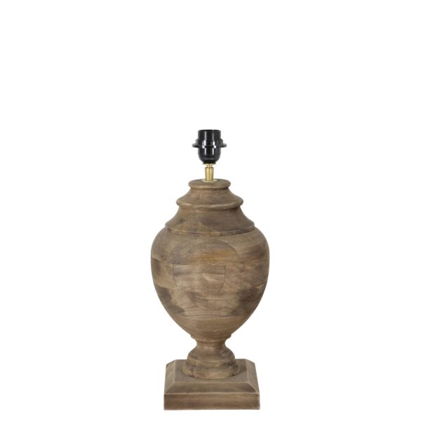 Light & Living Lampvoet vierkant Ø20x45 cm MILAZZO hout weather barn