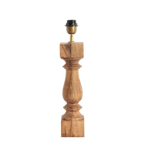Light & Living Lampvoet 10x10x47 cm CUMANI hout weather barn