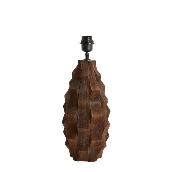 Light & Living Lampvoet Ø20x38 cm TAKABE hout chocolade bruin