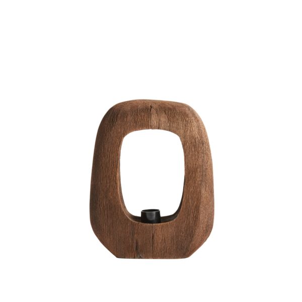 Light & Living Tafellamp 24x8x30 cm KELAFO hout chocolade bruin