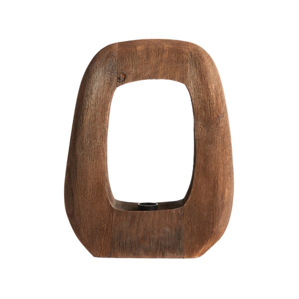 Light & Living Tafellamp 33x10x40 cm KELAFO hout chocolade bruin