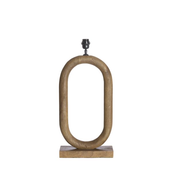Light & Living Lampvoet 35x12x59 cm PACECO hout grijs-donker bruin