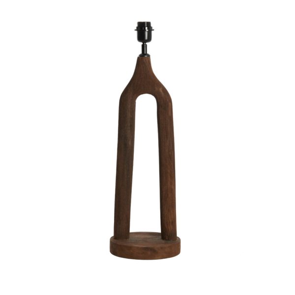 Light & Living Lampvoet Ø20x55 cm XITTA hout mat donker bruin
