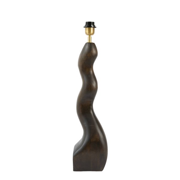 Light & Living Lampvoet 15x15x57 cm VIKA hout chocolade bruin