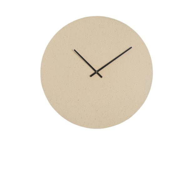Light & Living Klok Ø74 cm LICOLA mat zand+licht bruin gespikkeld