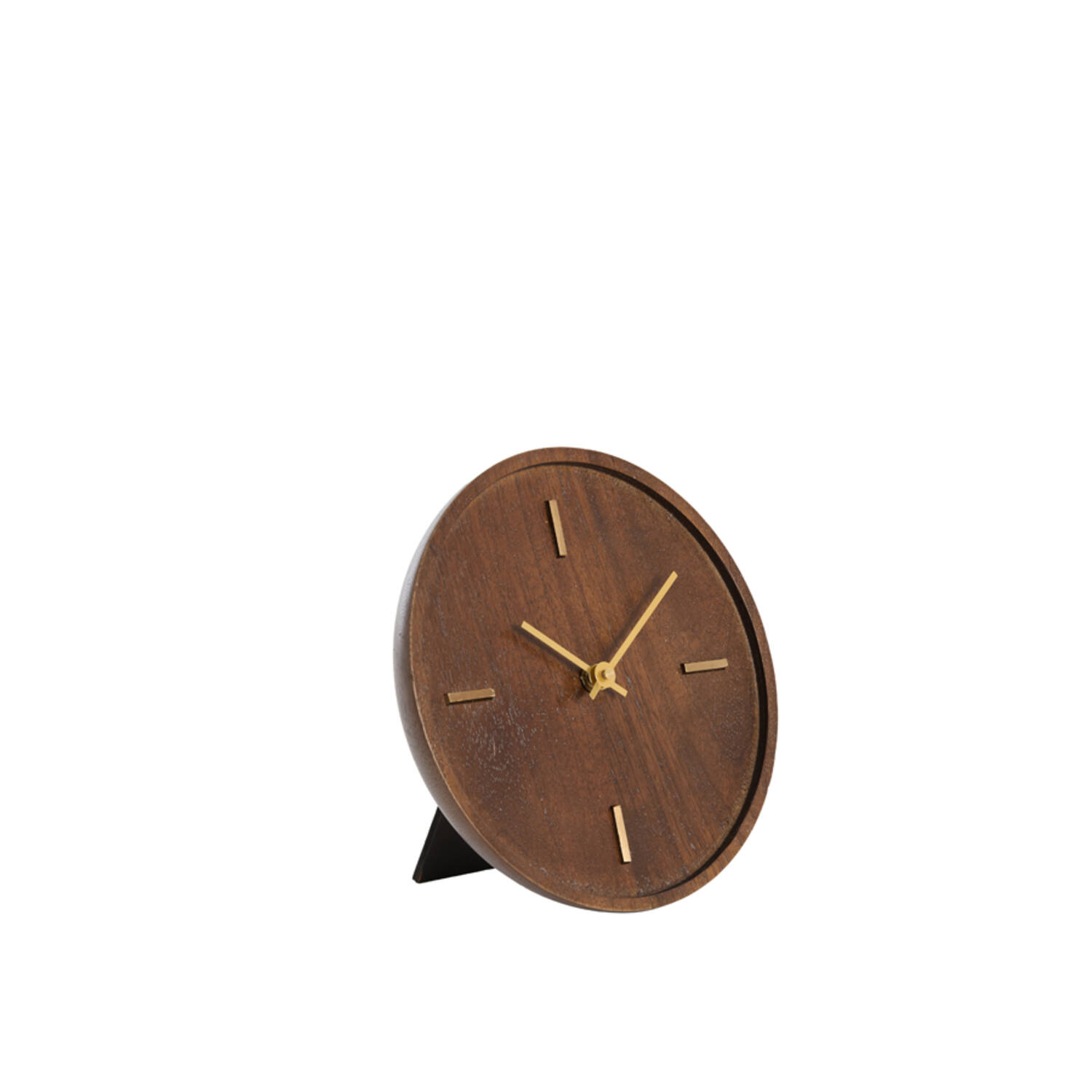 Light & Living Klok Ø20 cm VETI mango hout bruin+goud