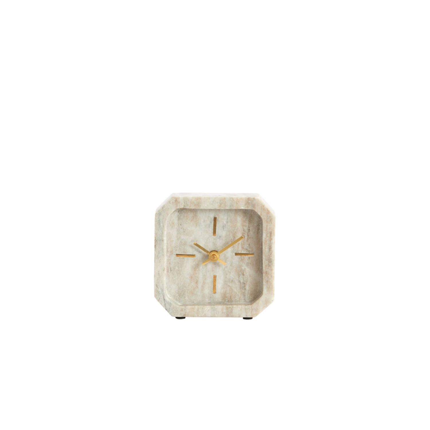 Light & Living Klok 13x4x13 cm PABLIA marmer zand-grijs