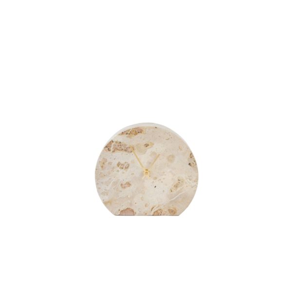 Light & Living Klok 20,5x5x18 cm XAVION marmer taupe