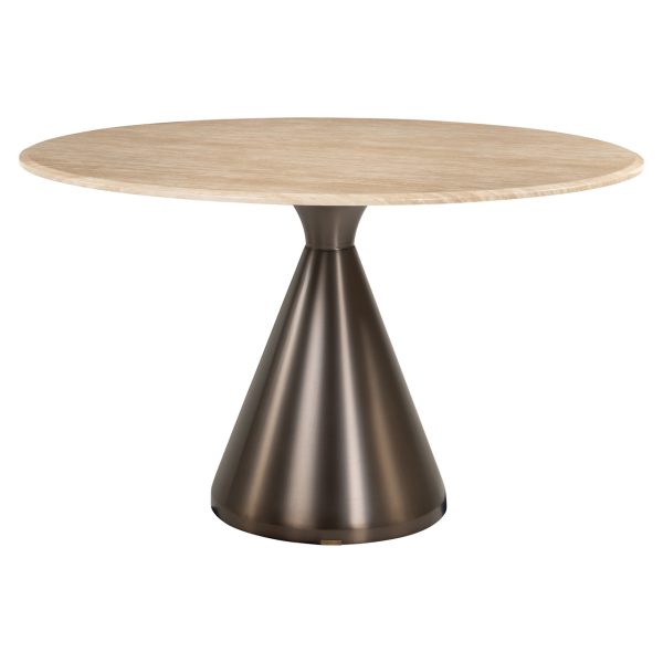 Richmond Interiors Eettafel Montgommery beige 130Ø