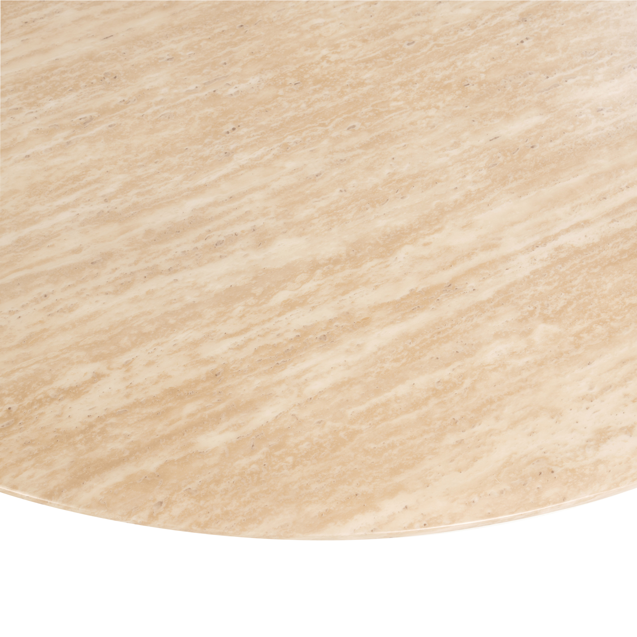 Richmond Interiors Eettafel Montgommery beige 130Ø