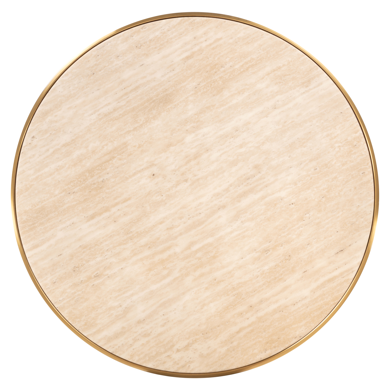 Richmond Interiors Bistrotafel Brazza beige 80Ø