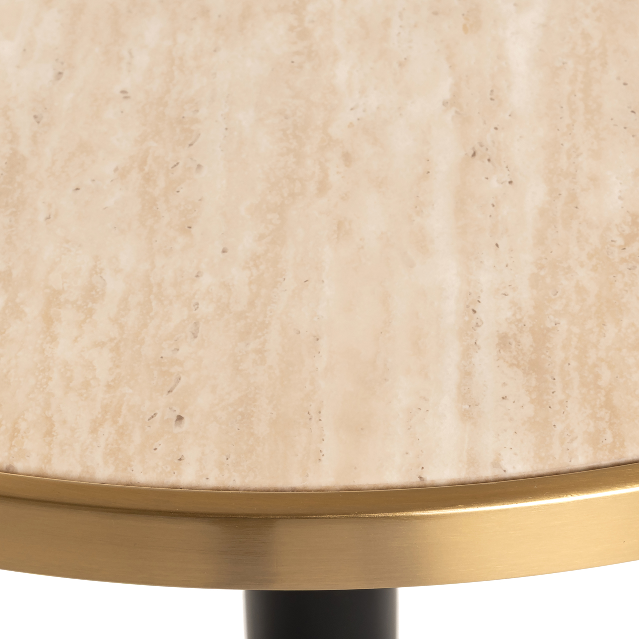 Richmond Interiors Bistrotafel Brazza beige 80Ø