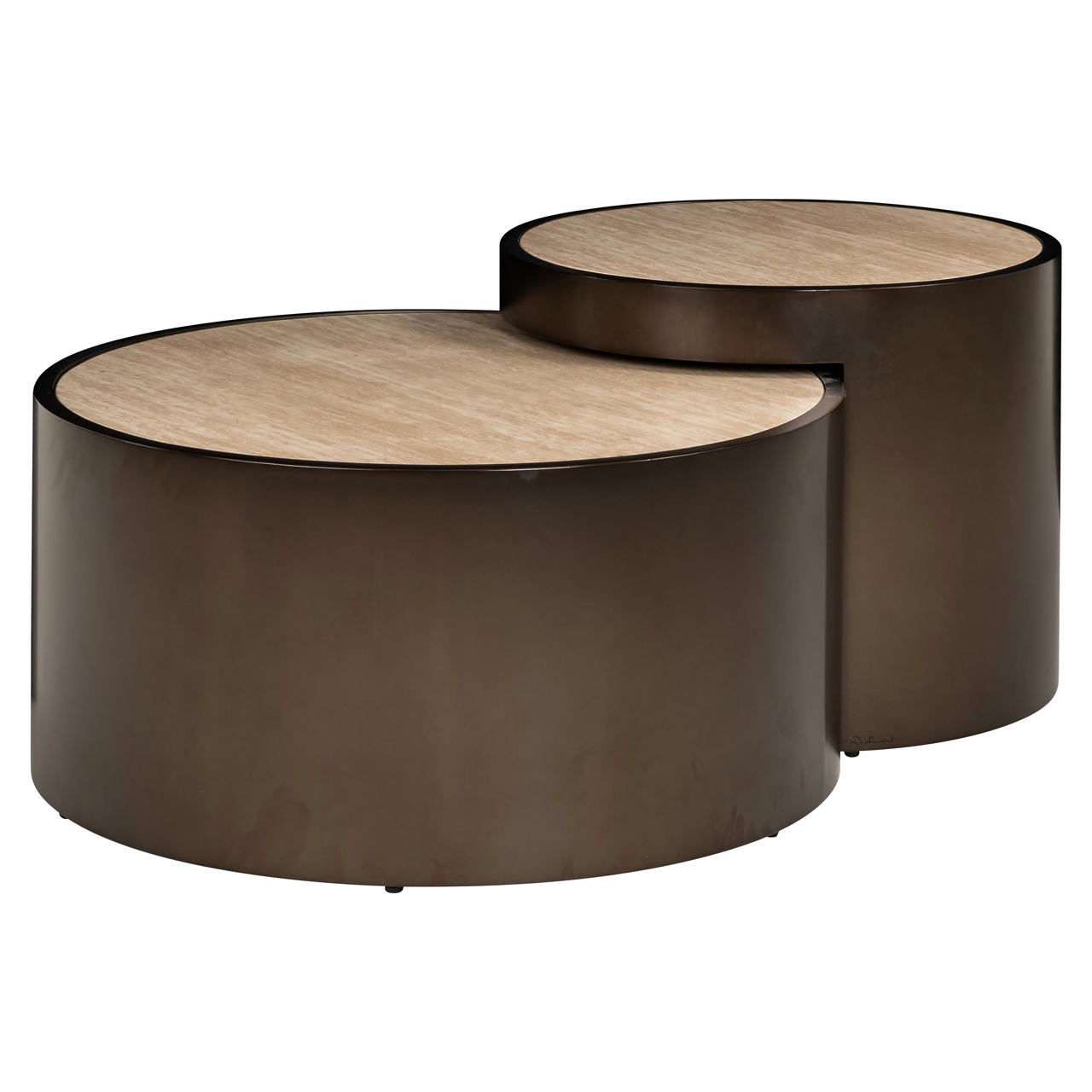 Richmond Interiors Salontafel Ronson beige (Set of 2)