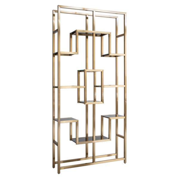 Richmond Interiors Wandkast Magnus brushed gold