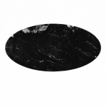 Livingfurn Marble Oval Spider Black 180cm