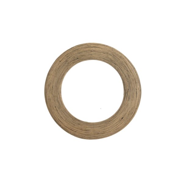 Light & Living Spiegel Ø71x4,5 cm PIEDRE rotan bruin