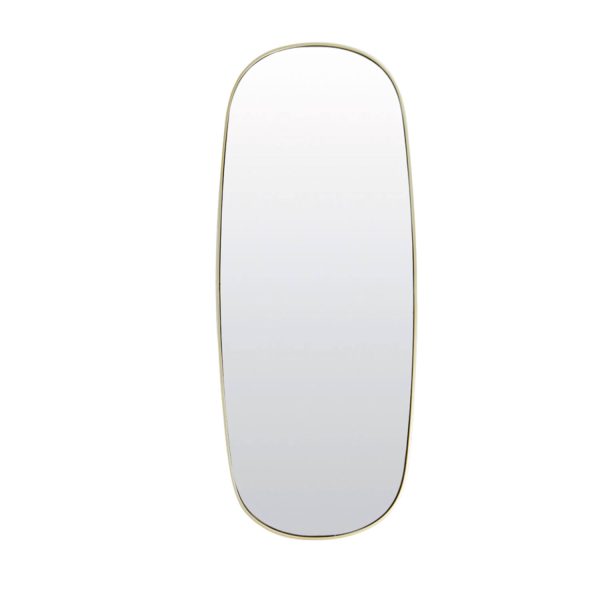 Light & Living Spiegel 40x1,5x100 cm LIBRA helder glas+goud