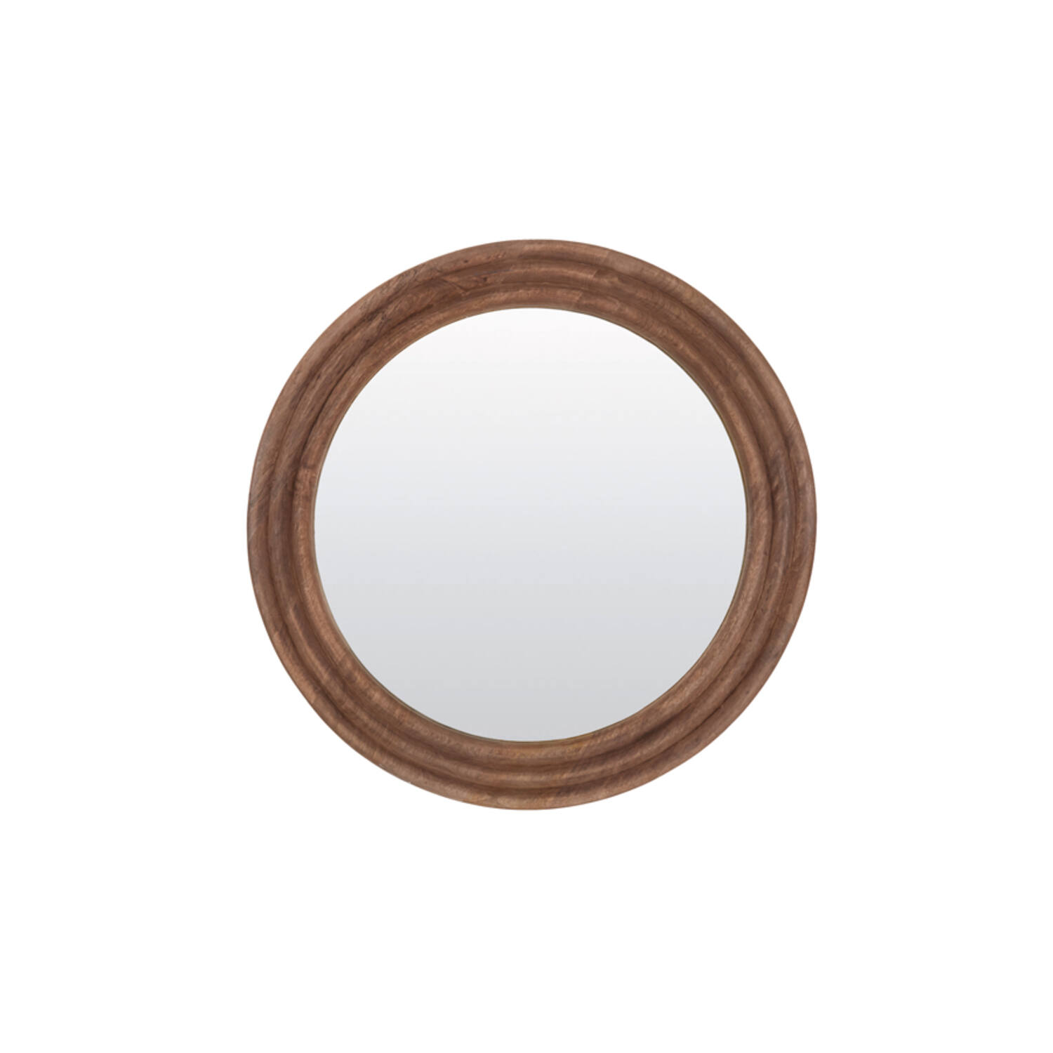 Light & Living Spiegel Ø100x4 cm FLORION hout bruin