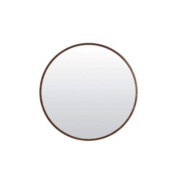 Light & Living Spiegel Ø68 cm MAMALI mango hout bruin
