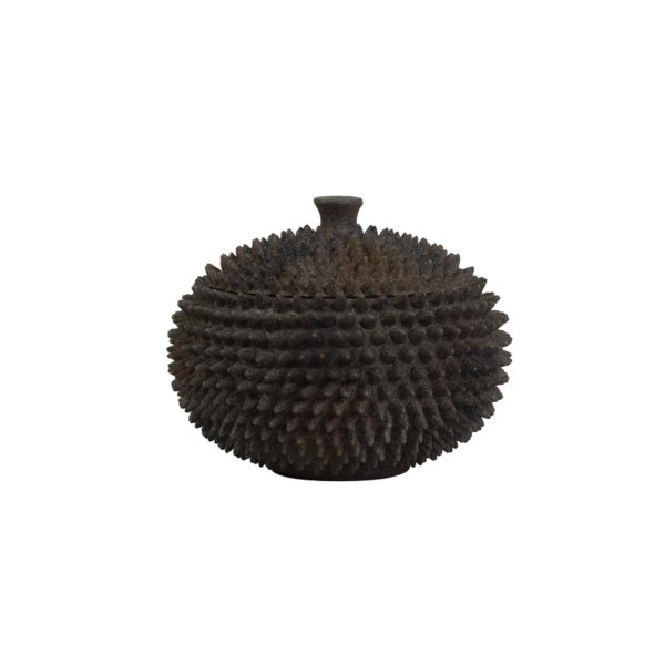 Light & Living Deco box Ø22,5x17 cm CALDRAS bruin