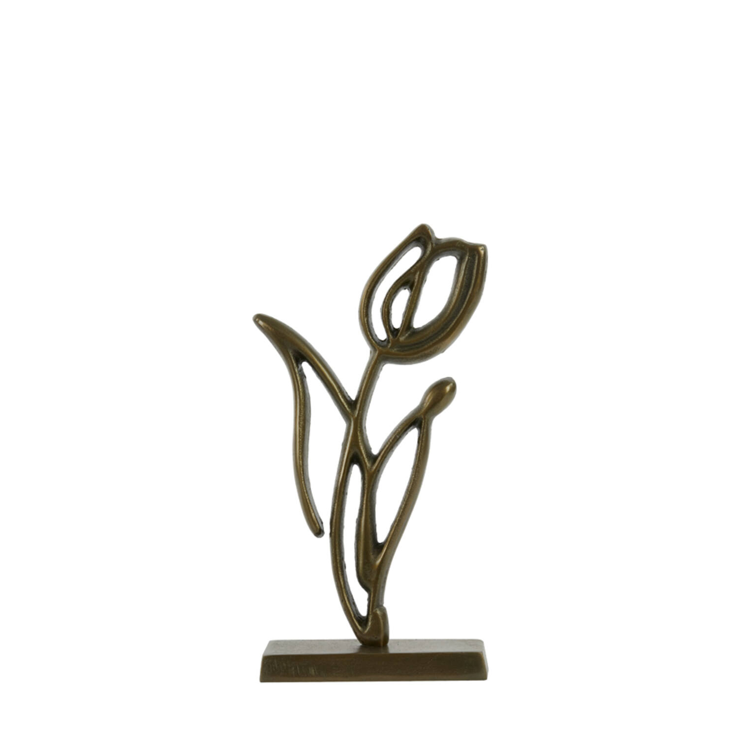 Light & Living Ornament op voet 17x6x35 cm TULIPANU antiek brons