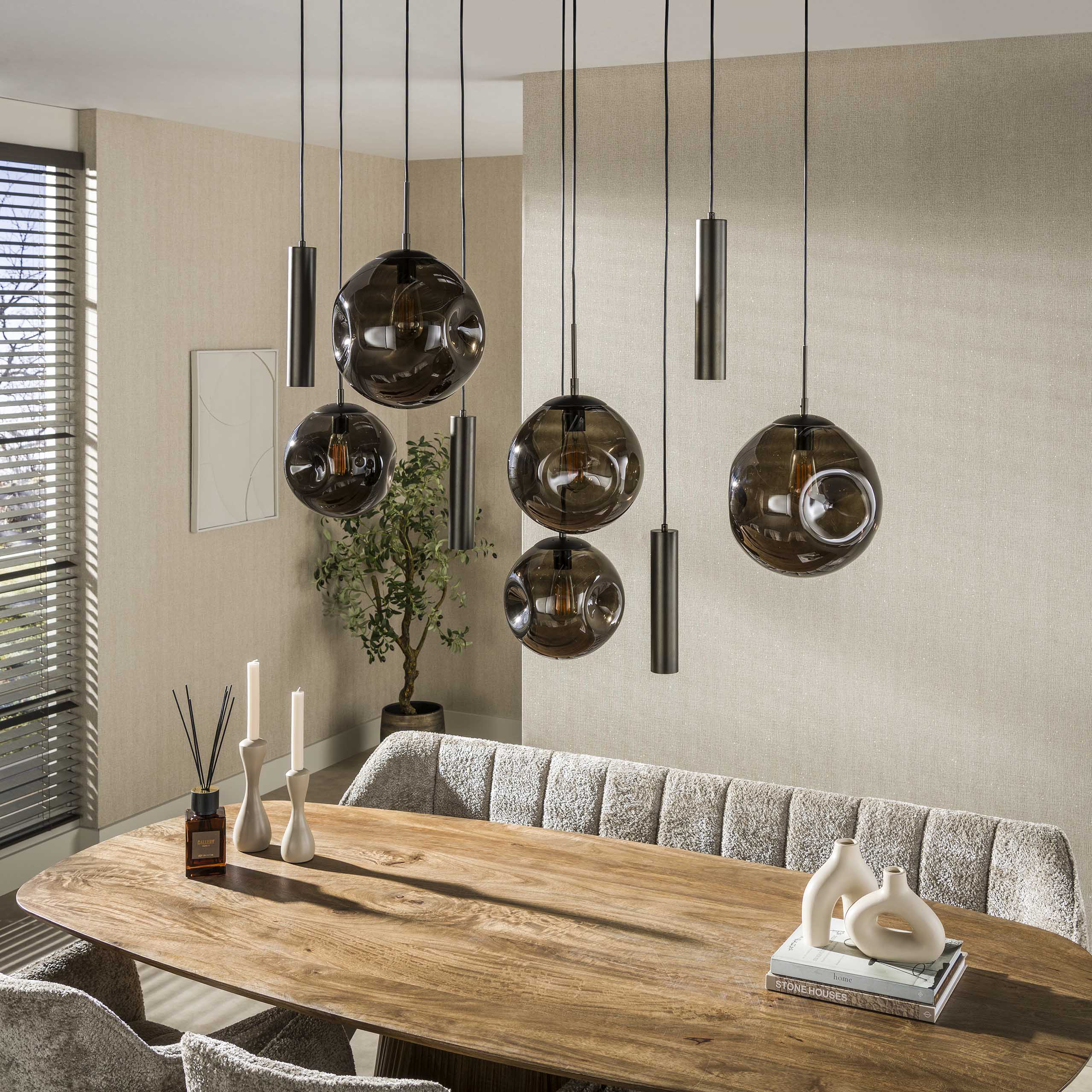Zijlstra Hanglamp Stellar pendel 5+4L