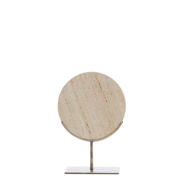 Light & Living Ornament op voet 25,5x10x38,5 cm MORENO zand travertin