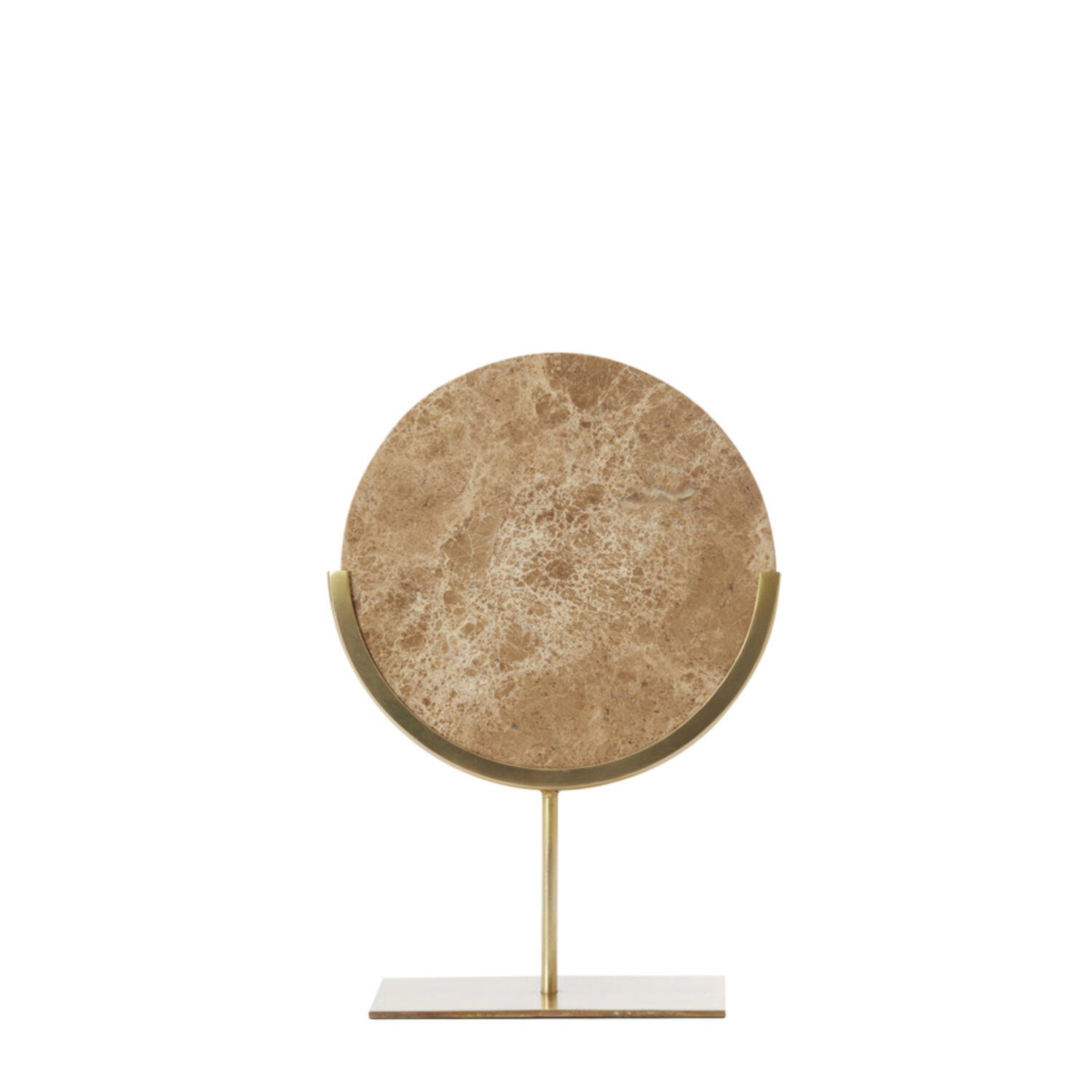 Light & Living Ornament op voet 25,5x10x38,5 cm MORENO marmer bruin