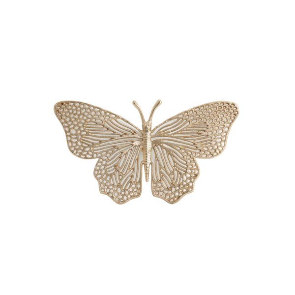 Light & Living Ornament 41x23x4 cm BUTTERFLY glans goud