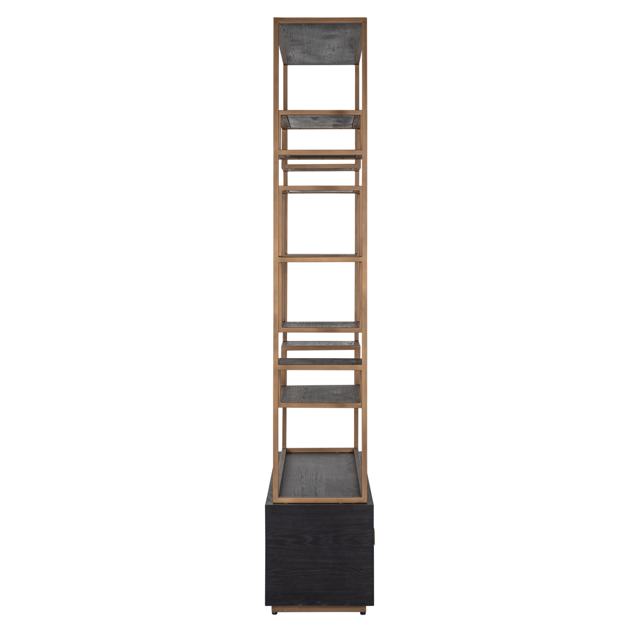 Richmond Interiors Wandkast Hunter black rustic