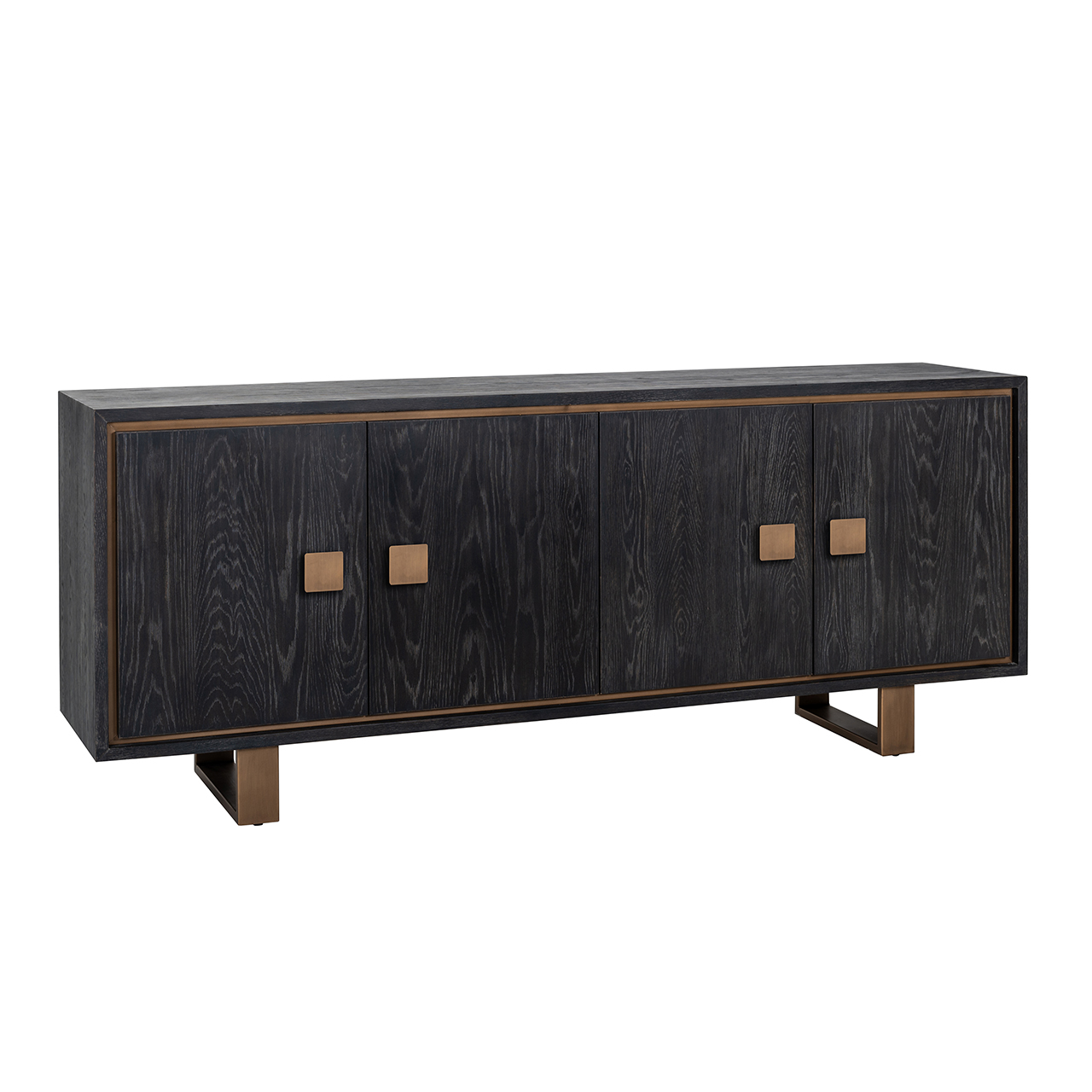Richmond Interiors Dressoir Hunter black rustic