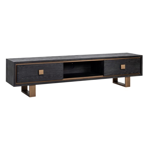 Richmond Interiors TV-meubel Hunter black rustic