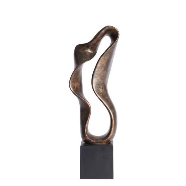 Light & Living Ornament 21,5x15x69,5 cm NAJAC antiek brons+zwart