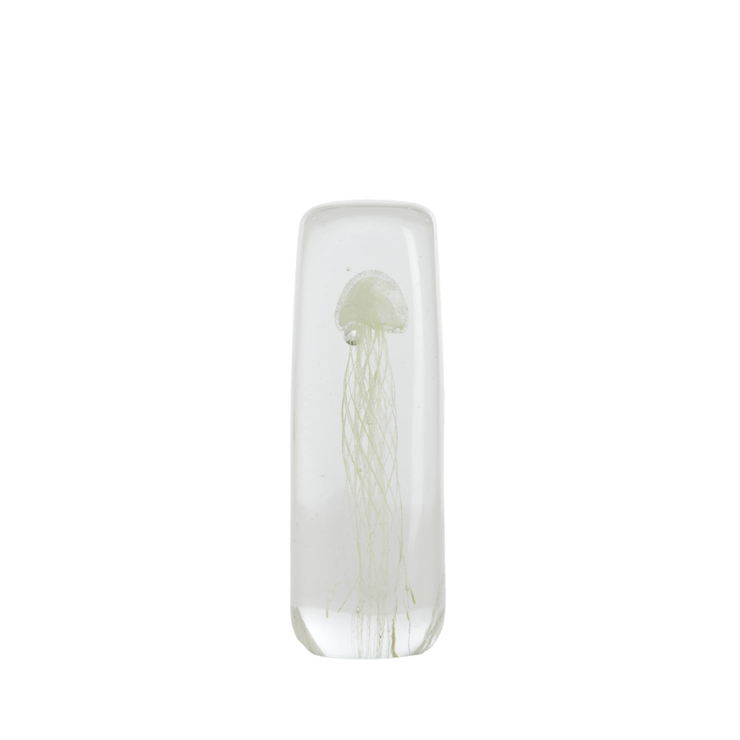 Light & Living Ornament 6x6x18,5 cm JELLYFISH glas crème