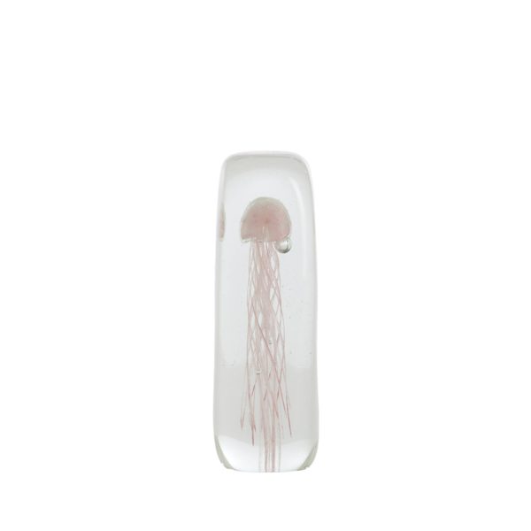 Light & Living Ornament 6x6x18,5 cm JELLYFISH glas licht roze