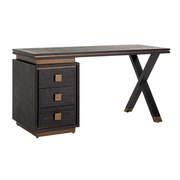 Richmond Interiors Bureau Hunter black rustic