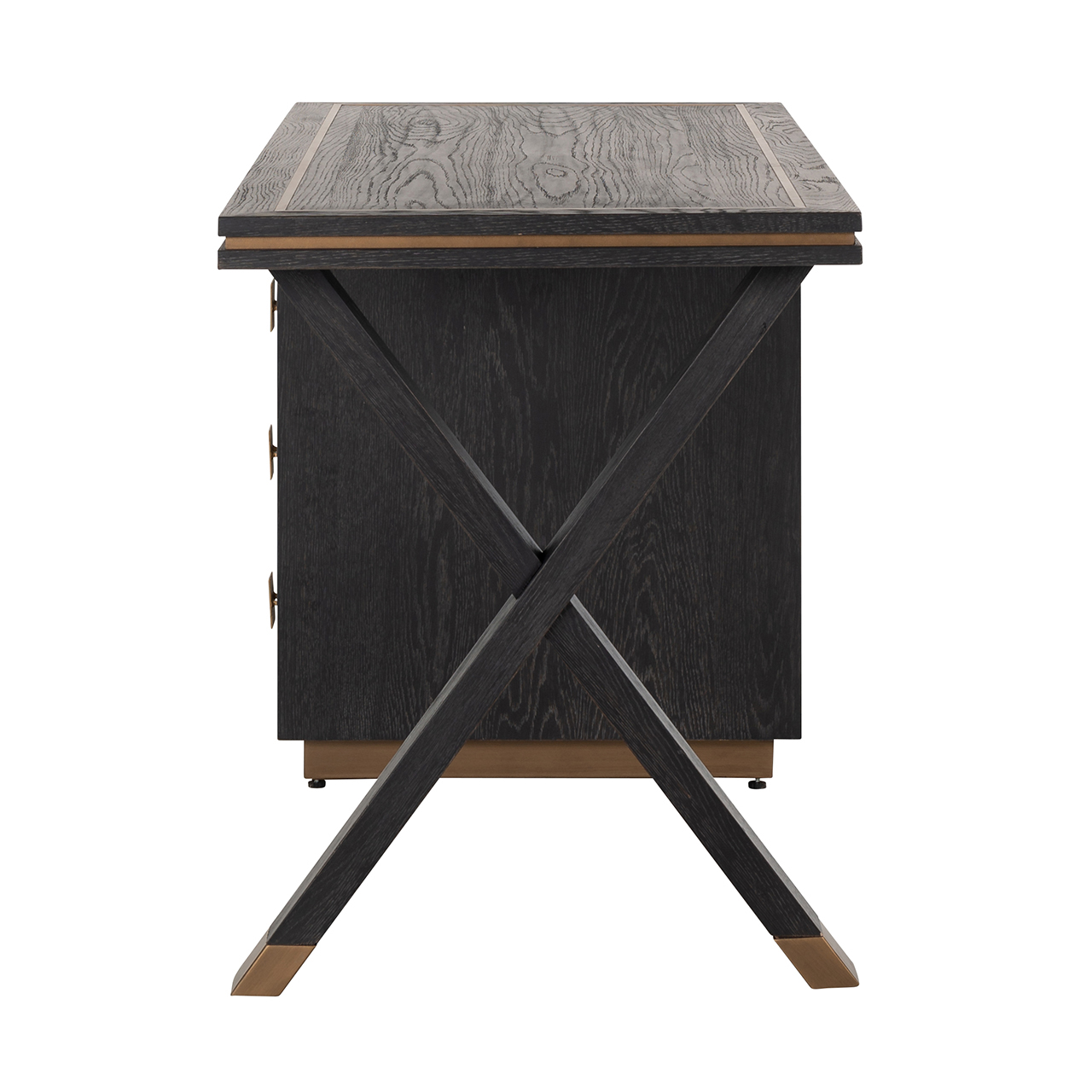 Richmond Interiors Bureau Hunter black rustic