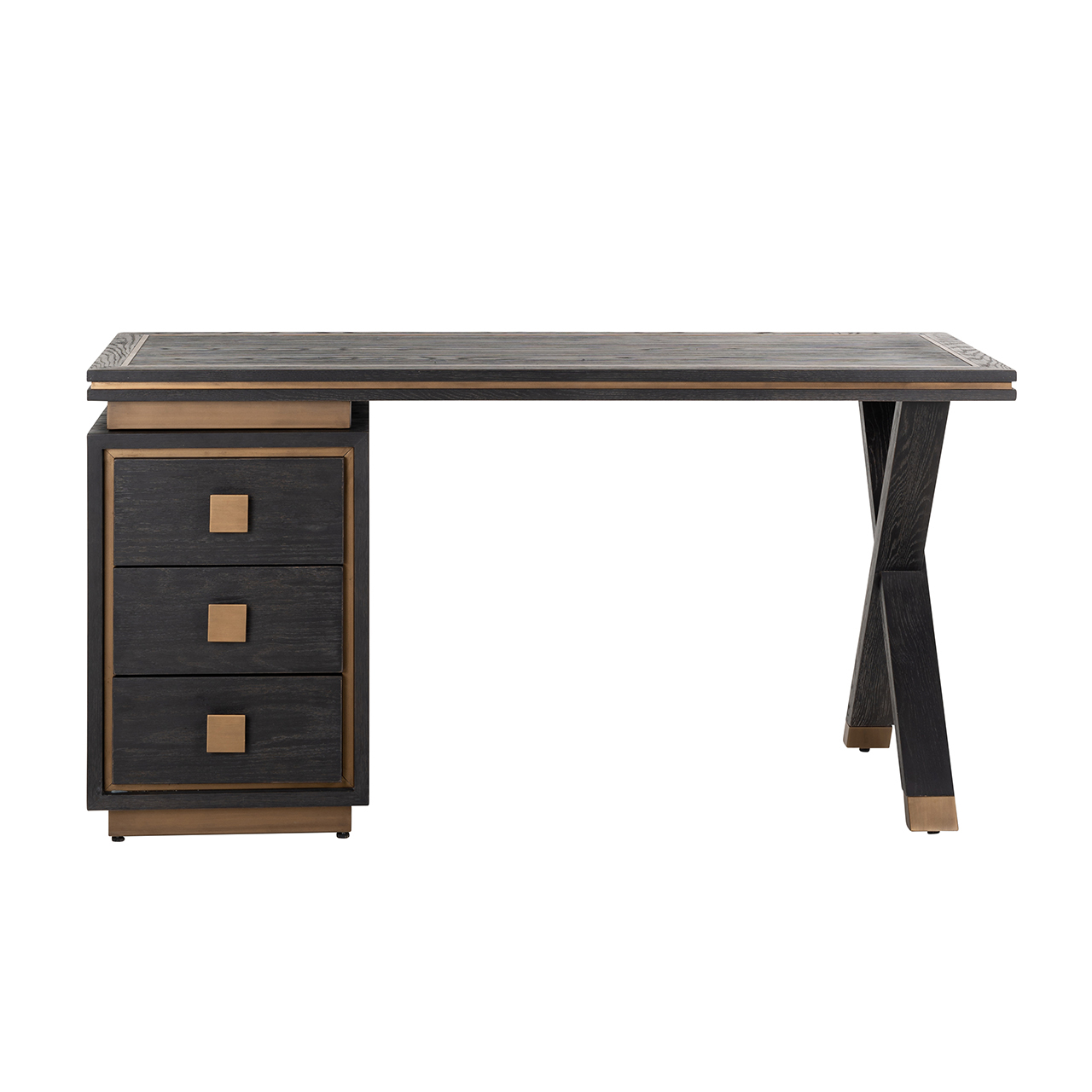 Richmond Interiors Bureau Hunter black rustic