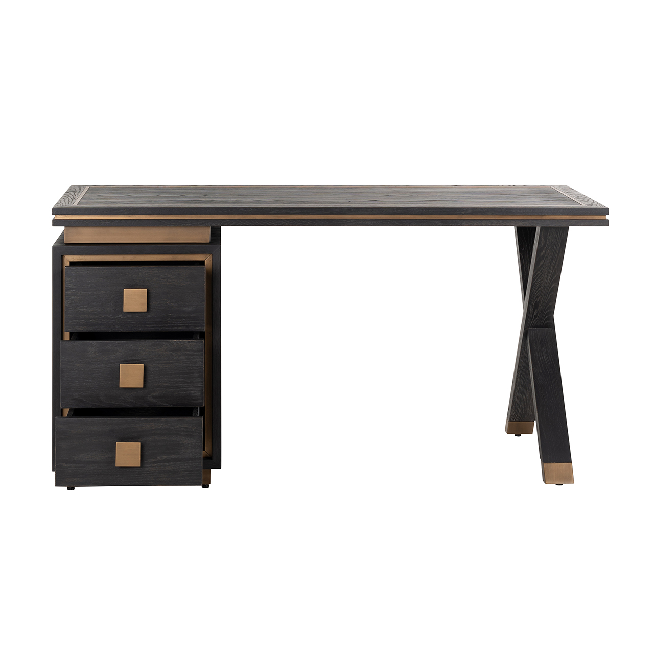 Richmond Interiors Bureau Hunter black rustic