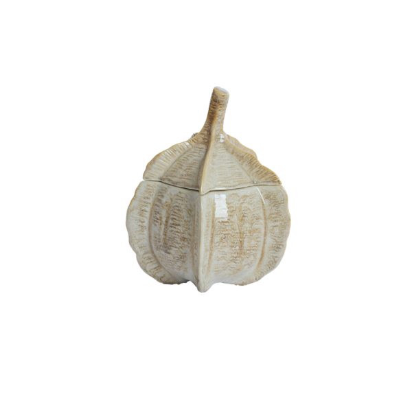 Light & Living Deco box Ø21x27 cm SABARA glans zand